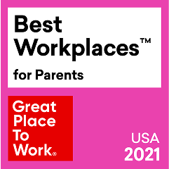 Premio Best Workplaces™️ for Parents de 2021 en los Estados Unidos, otorgado por Great Place To Work