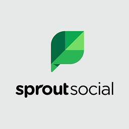 El logotipo de Sprout Social, simbolizando la plataforma que utiliza la IA para optimizar los flujos de trabajo en redes sociales, como se describe en el artículo enlazado.