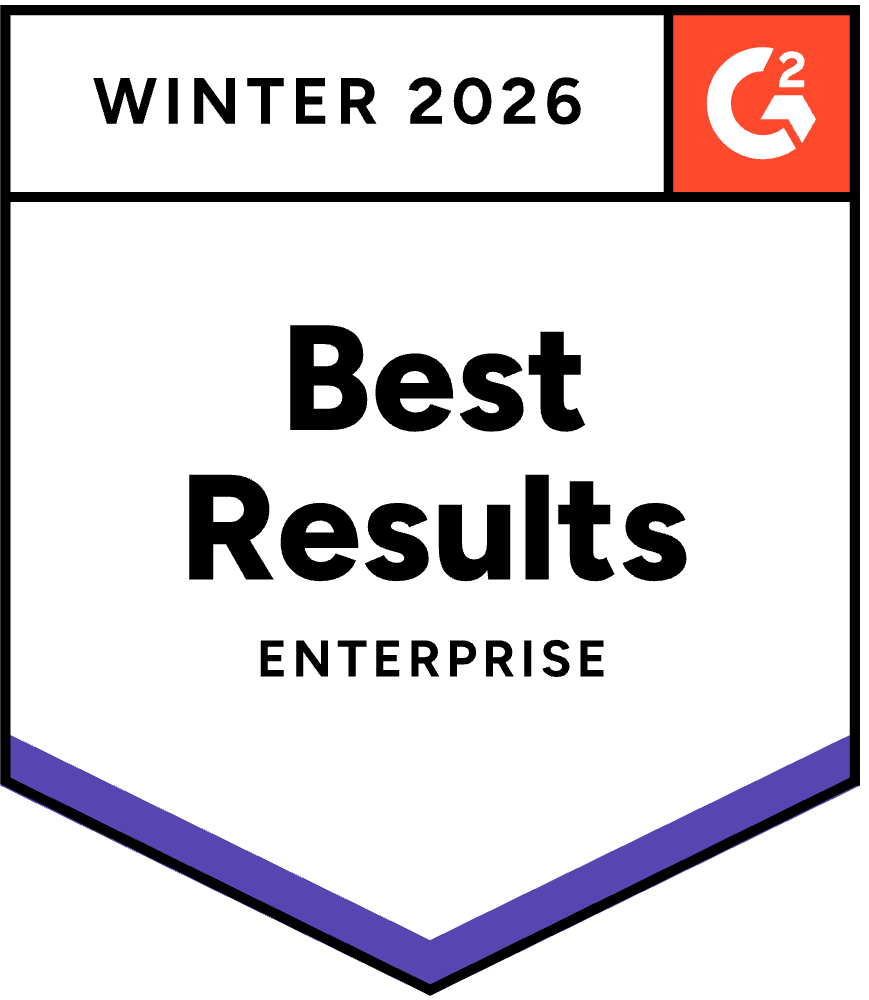 G2’s Best Relationship in Enterprise award for Summer 2024