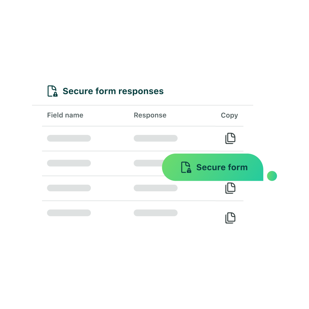 La interfaz de usuario del producto Guardian muestra formularios seguros compatibles con PCI para recopilar información del cliente de manera segura.