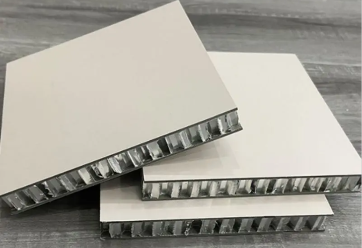 The aluminum honeycomb door